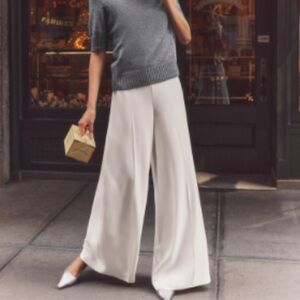 Ann Taylor The Dramatic Wide-leg Crepe Pant